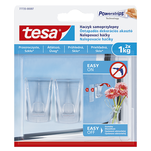 HACZYK SAMOPRZYLEPNY PRZEZROCZYSTY TESA DO 1 KG