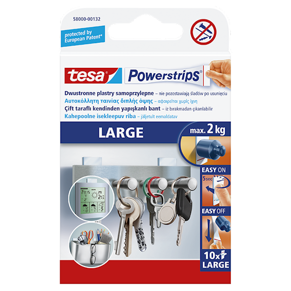 PLASTRY MONTAŻOWE TESA POWERSTRIPS DO 2 KG
