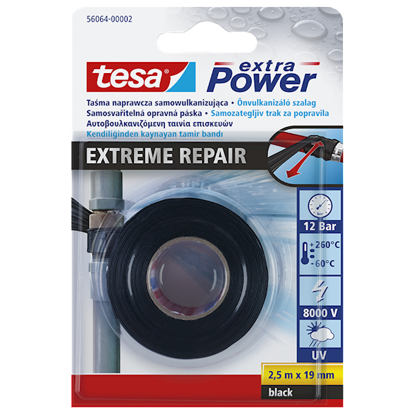 TAŚMA NAPRAWCZA IZOLACYJNA SAMOWULKANIZUJĄCA TESA EXTREME REPAIR 19 MM X 2,5 M