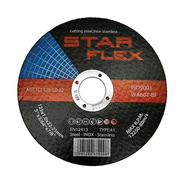 TARCZA TNĄCA 125X1,0X22,23 INOX STAR FLEX