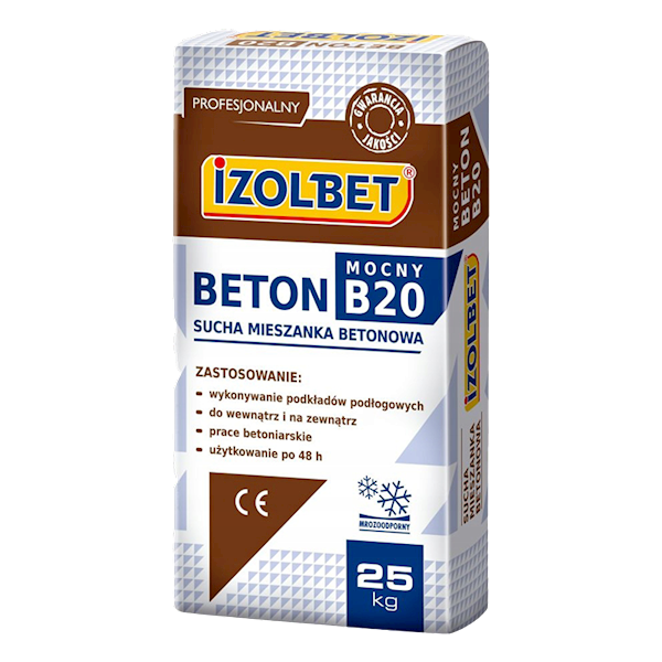 BETON MOCNY B20 IZOLBET 25KG