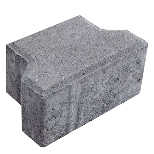KOSTKA POŁÓWKI SZARE DOMINO 8CM