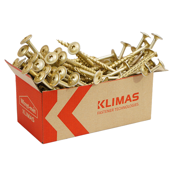 WKRĘT KONSTR DO DREWNA ŁEB PODK TORX 8X400 100SZT.