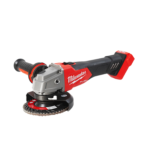 SZLIFIERKA KĄTOWA 125 MM Z WŁĄCZNIKIEM SUWAKOWYM MILWAUKEE FUEL M18 FSAG125X-0X