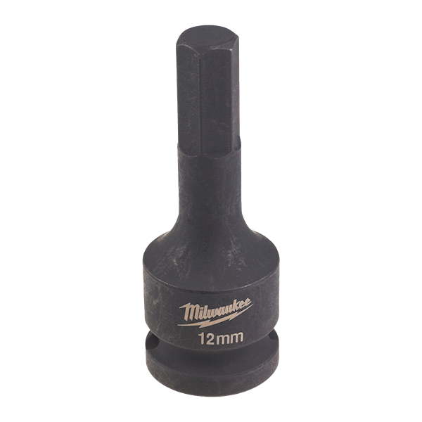 NASADKA UDAROWE MILWAUKEE 1/2″ Z KOŃCÓWKĄ BITA HEX12