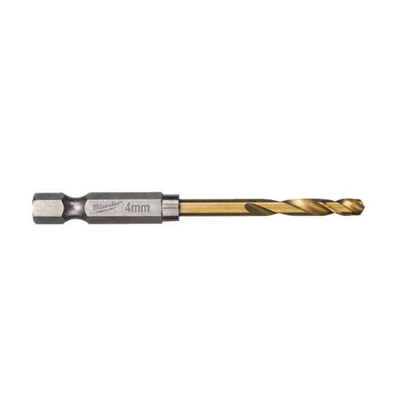 WIERTŁO UDAROWE DO METALU MILWAUKEE SHOCKWAVE HSS-G TIN RED HEX 4/71,5/26 MM