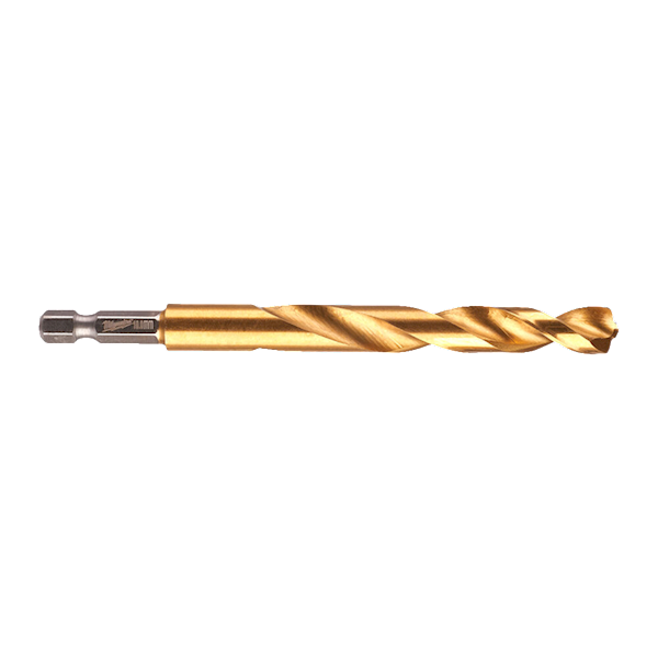 WIERTŁO UDAROWE DO METALU MILWAUKEE SHOCKWAVE HSS-G TIN RED HEX 10/120/76 MM