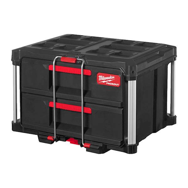 SKRZYNIA NARZĘDZIOWA Z 2 SZUFLADAMI MILWAUKEE PACKOUT DRAWER TOOL BOX