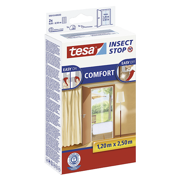 MOSKITIERA BALKONOWA COMFORT CZARNA 1,2M X 2,5M