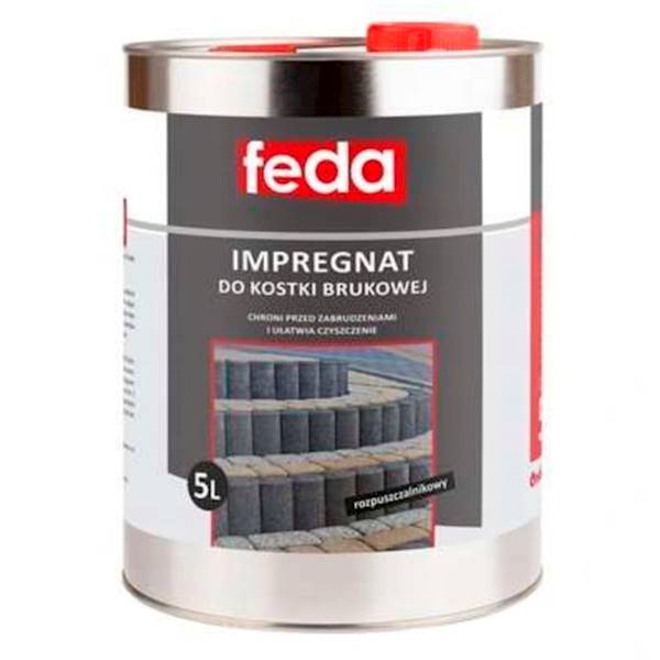 IMPREGNAT DO KOSTKI BRUKOWEJ NEUTRALNY ROZPUSZCZALNIKOWY FEDA 5L