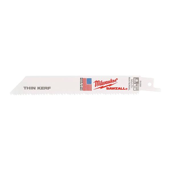 BRZESZCZOT UNIWERSALNY DO PIŁ SZABLASTYCH MILWAUKEE SAWZALL 150 X 8/12 TPI