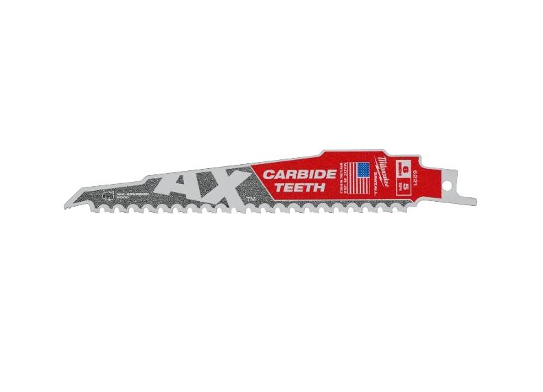 BRZESZCZOT Z WĘGLIKIEM DO DREWNA Z GWOŹDZIAMI MILWAUKEE TCT AX 150 X 5 TPI