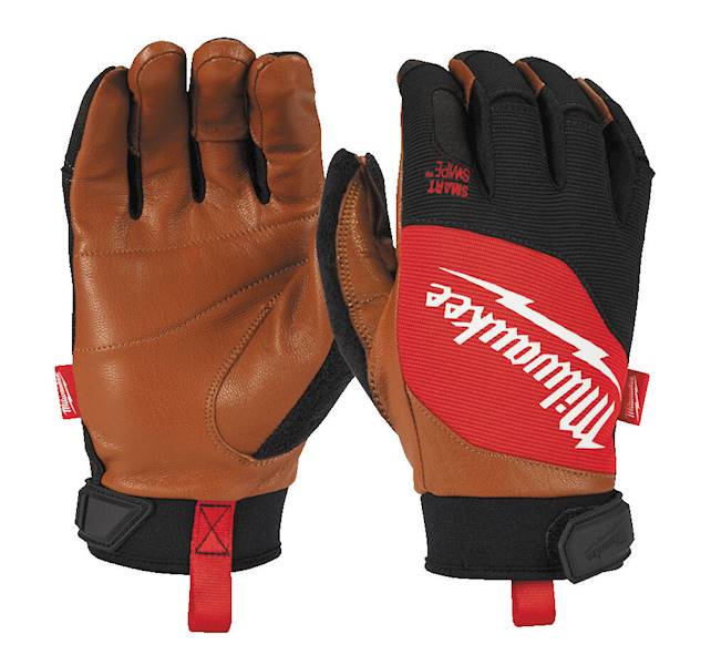 RĘKAWICE SKÓRZANE HYBRYDOWE MILWAUKEE HYBRID LEATHER 9/L