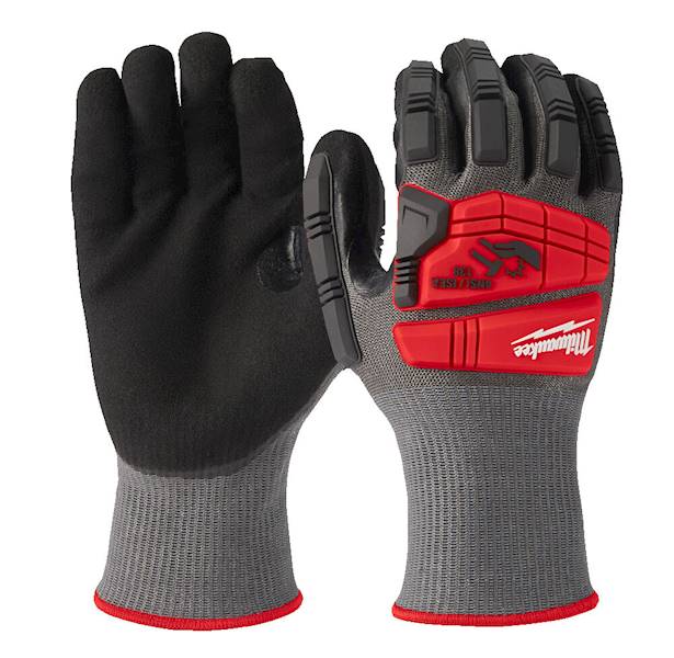 RĘKAWICE WZMACNIANE ODPORNE NA PRZECIĘCIA I UDERZENIA MILWAUKEE IMPACT CUT E 10/XL