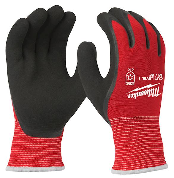 RĘKAWICE ZIMOWE ODPORNE NA PRZECIĘCIA MILWAUKEE WINTER CUT A 8/M