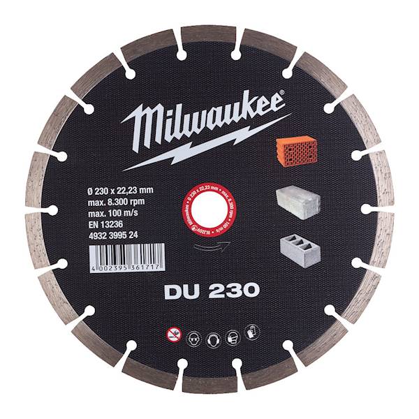 TARCZA DIAMENTOWA MILWAUKEE DU 230 MM