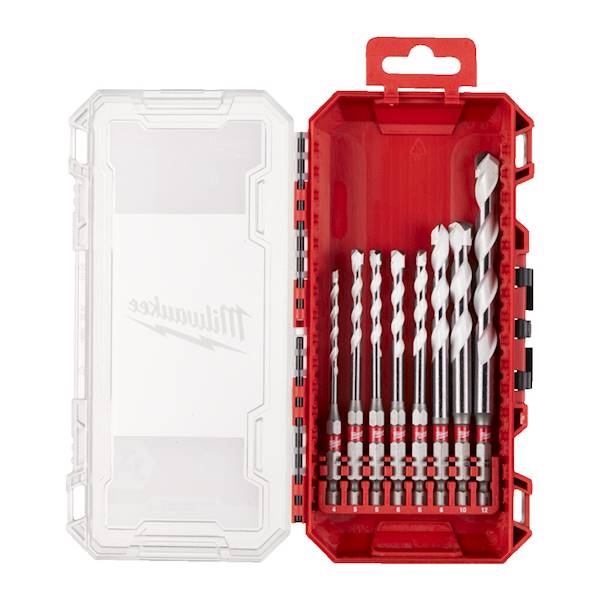 ZESTAW WIERTEŁ UNIWERSALNYCH MILWAUKEE MULTI MATERIAL 4-12 MM
