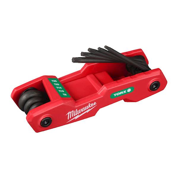 ZESTAW SKŁADANYCH KLUCZY TORX MILWAUKEE 8 ELEMENTÓW