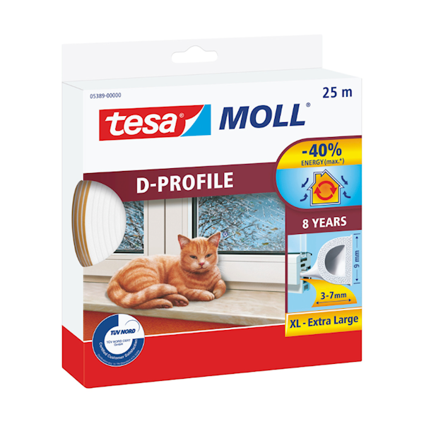 USZCZELKA GUMOWA TESAMOLL PROFIL D 9 MM