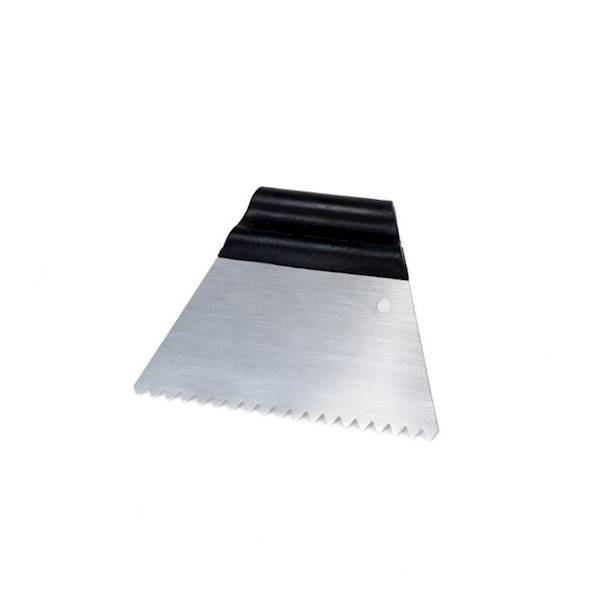 SZPACHALA METALOWA Z ZĘBEM 6 MM KUBALA 180 MM