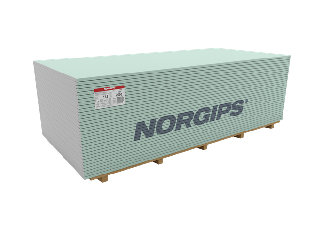 PŁYTA G-K NORGIPS WODA 12,5/1200/2000 MM