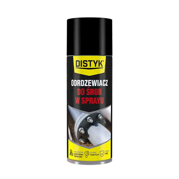 ODRDZEWIACZ DO ŚRUB W SPRAYU DISTYK 400 ML BEZBARWNY