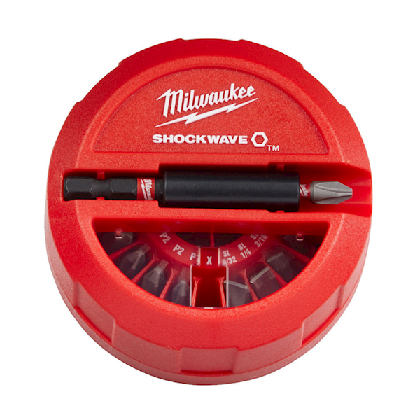 ZESTAW BITÓW UDAROWYCH MILWAUKEE SHOCKWAVE IMPACT DUTY 15 ELEMENTÓW