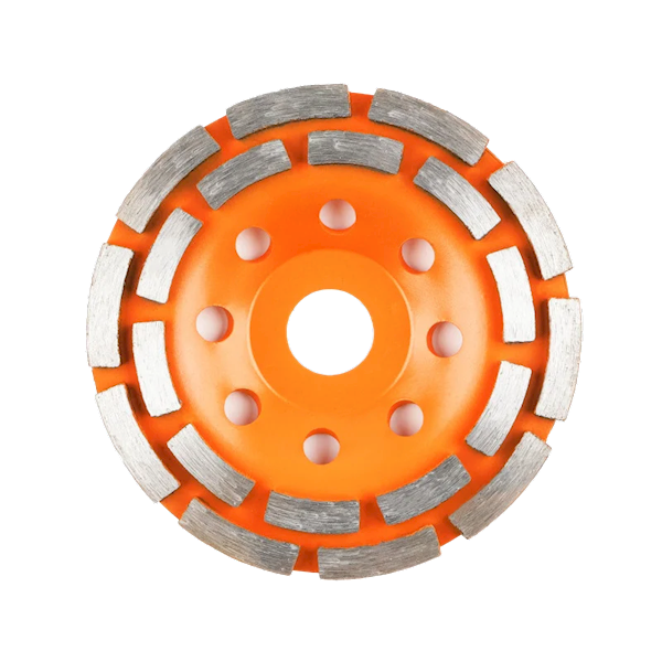 TARCZA DIAMENTOWA DWURZĘDOWA DO SZLIFOWANIA BETONU POLAX 125 MM