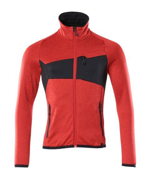 BLUZA POLAROWA ROZPINANA MASCOT ACCELERATE KUBAŃSKA CZERWIEŃ 2XL