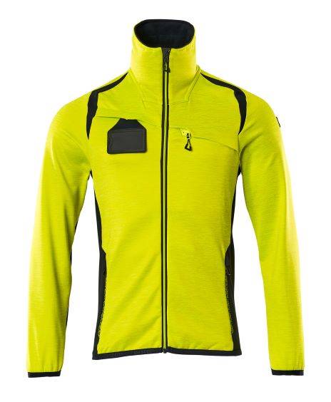 BLUZA POLAROWA ROZPINANA MASCOT ACCELERATE SAFE ŻÓŁTY HI-VIS GRANAT 2XL