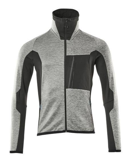 BLUZA POLAROWA ROZPINANA MASCOT ADVANCED SZARY NAKRAPIANY CZERŃ XL