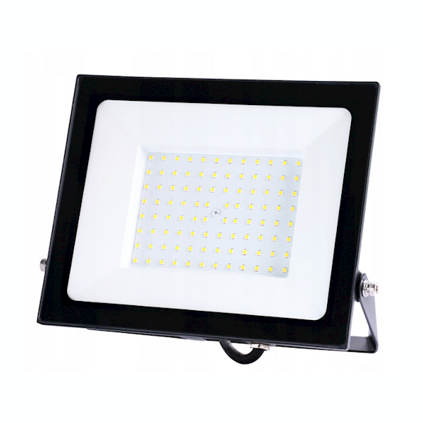 NAŚWIETLACZ LED MHC 100W 6500K CZARNY IP65