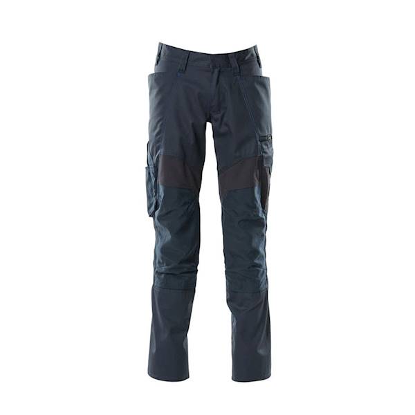 SPODNIE MASCOT ACCELERATE STRETCH Z KIESZENIAMI NA KOLANACH CIEMNY GRANAT 82C 52