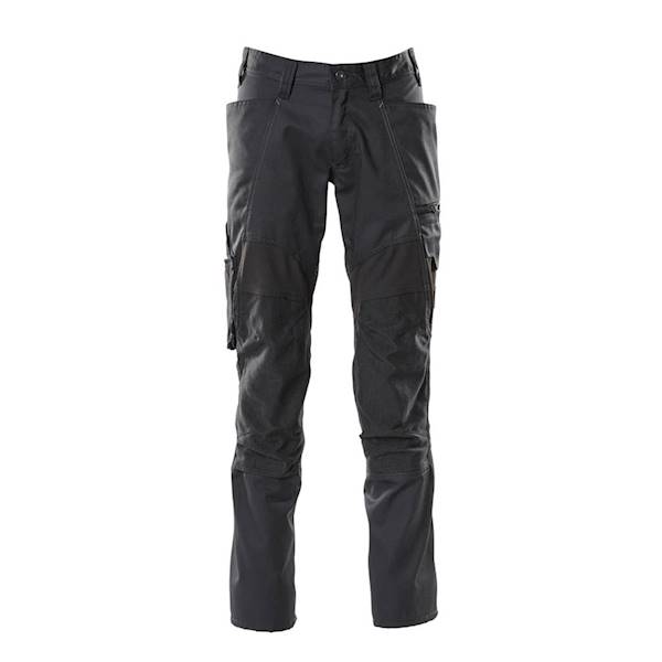 SPODNIE MASCOT ACCELERATE STRETCH Z KIESZENIAMI NA KOLANACH CZARNE 82C 52
