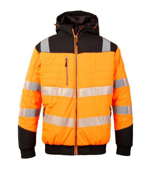 KURTKA OSTRZEGAWCZA POLSTAR BENEFIT SAFE HI-VI POMARAŃCZOWA 2XL