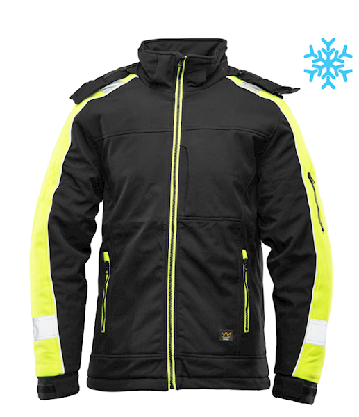 KURTKA SOFTSHELL OCIEPLANA POLSTAR SEVEN KINGS RIVAL ORSZ CZARNO/ŻÓŁTA M