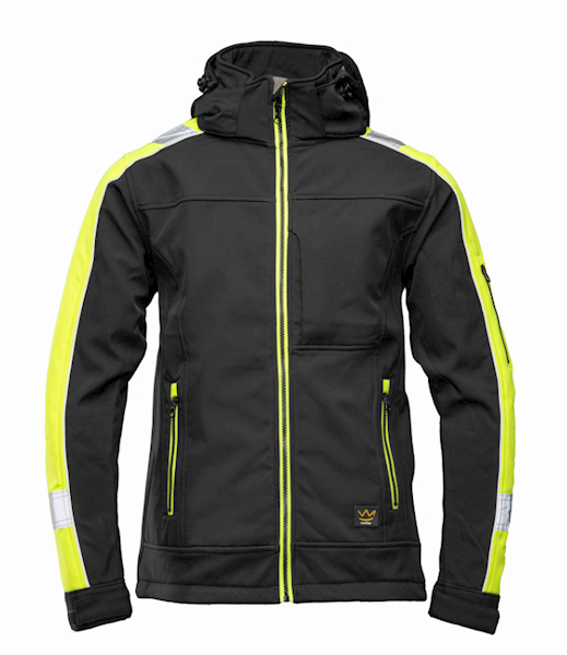 KURTKA SOFTSHELL POLSTAR SEVEN KINGS RIVAL ARSO CZARNO/ŻÓŁTA 4XL
