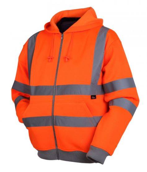 BLUZA ROBOCZA OSTRZEGAWCZA Z KAPTUREM POM.XL