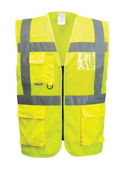 KAMIZELKA OSTRZEGAWCZA MADRID C496 YELLOW R.XL