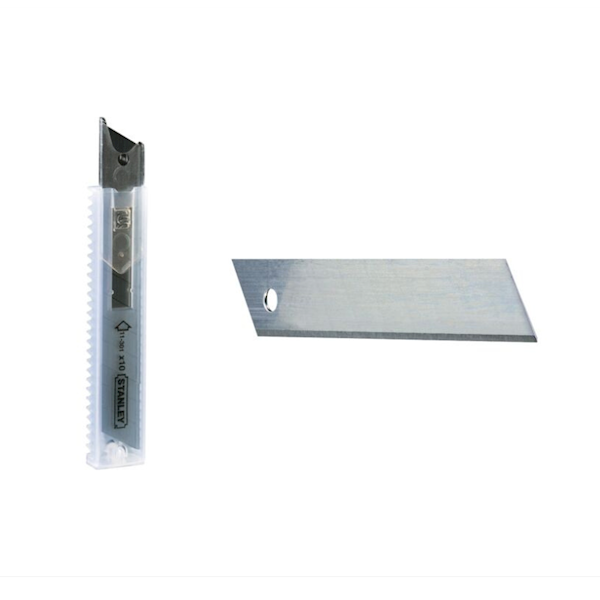 OSTRZA ŁAMANE STANLEY 9 MM OPAKOWANIE 10 SZTUK