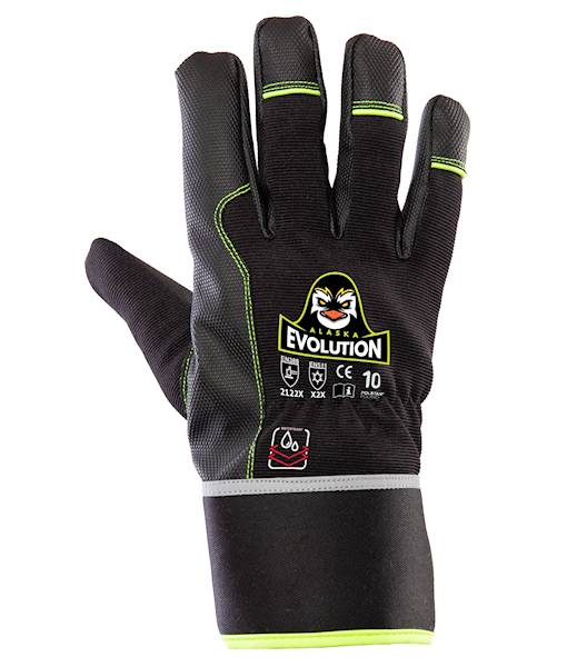 RĘKAWICE ROBOCZE ALASKA EVOLUTION CZARNE
