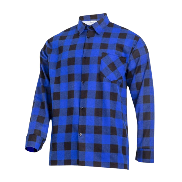 KOSZULA FLANELOWA NIEBIESKA 120G/M2 L