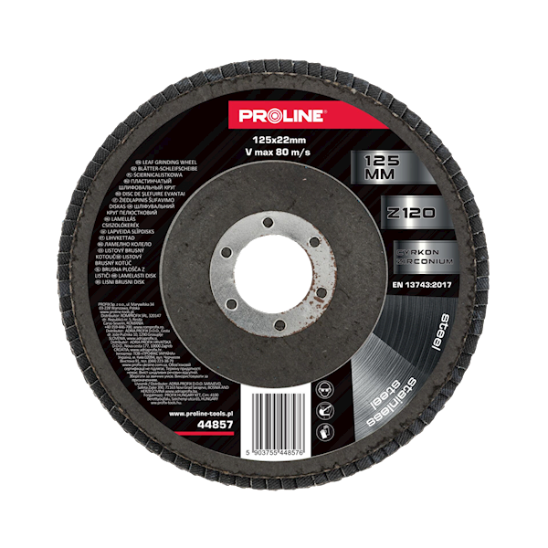 TARCZA ŚCIERNICA LISTKOWA 125MM GR. 80