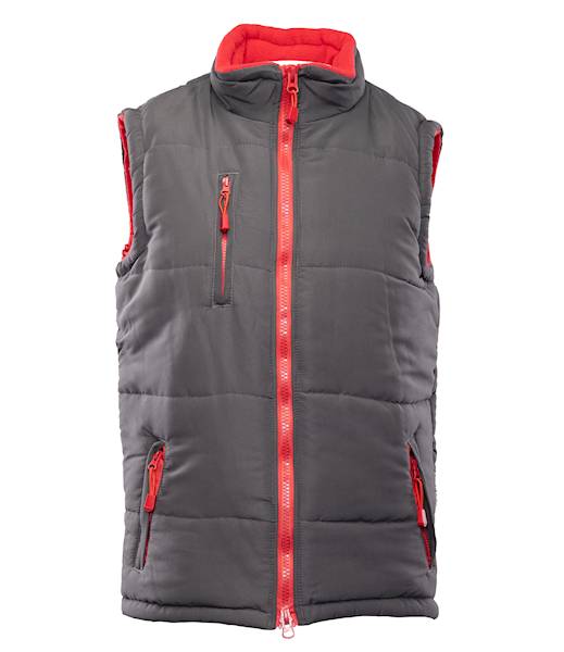 KAMIZELKA ROBOCZA COLINO STALOWO-CZERWONA R.M