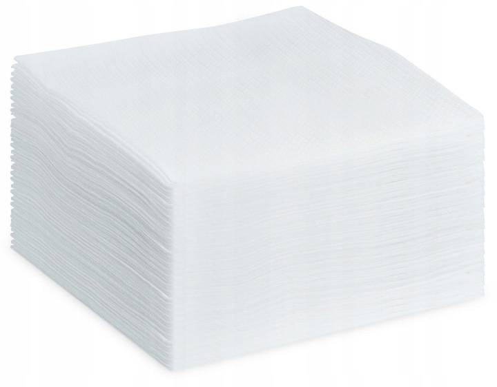 ŚCIERKA FIZELINOWA AIRLAID 20*20 BIAŁA OP. 100SZT