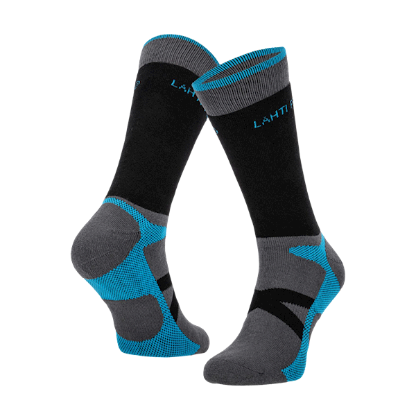 SKARPETY BAWEŁNIANE LAHTI PRO L30904 SZARO-NIEBIESKIE 39-42