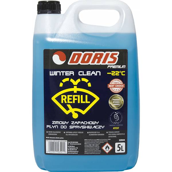 PŁYN DO SPRYSKIWACZY  ZIMOWY -22°C 5L 