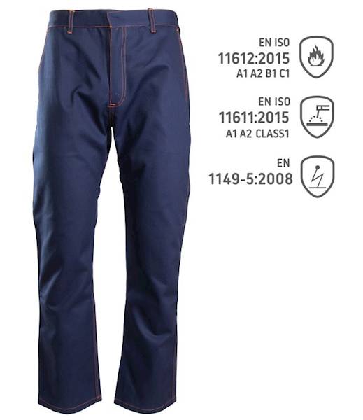 SPODNIE ROBOCZE PAS PROFFLAM ANTISTATIC 102