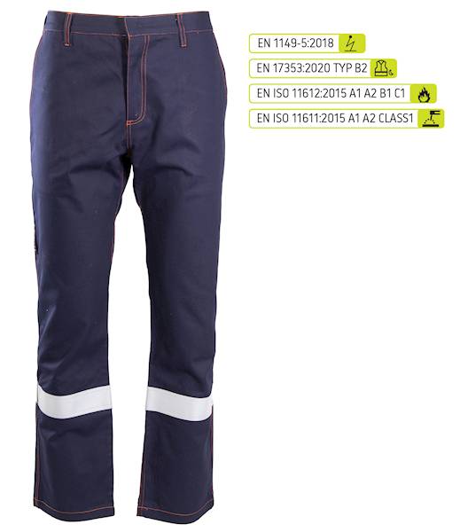 SPODNIE ROBOCZE PAS PROFFLAM ANTISTATIC ODBL 106