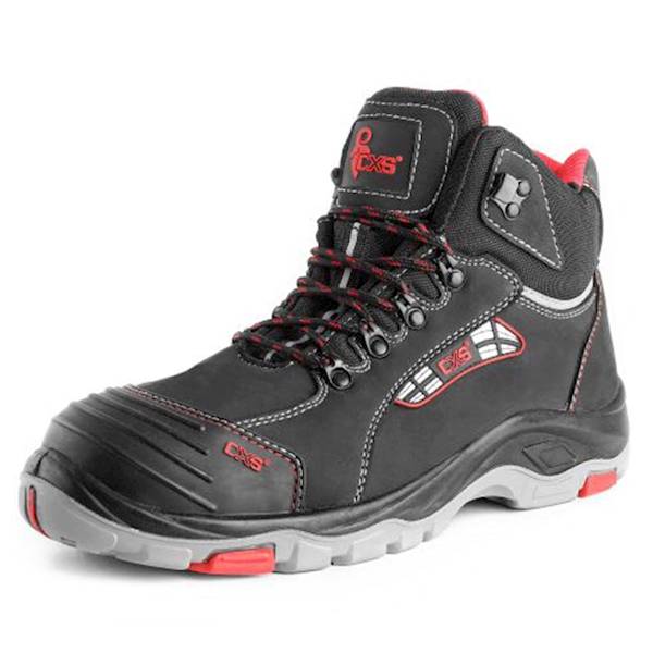 TRZEWIKI CXS ROCK DIORIT S3 2118-104-800 CZARNO-CZERWONE 46